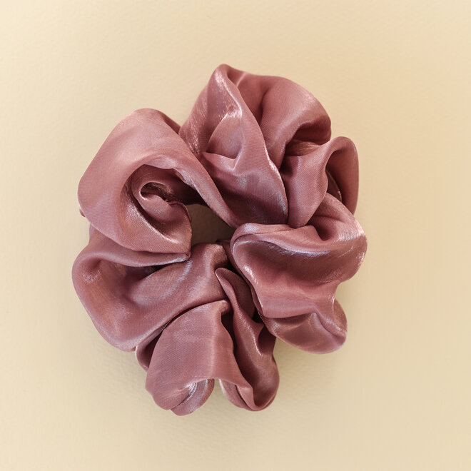 Chouchou en organza - Améthyste
