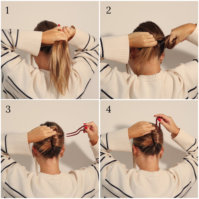 Épingle à cheveux francaise vaguée