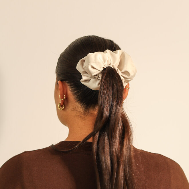 Chouchou texturé - Beige