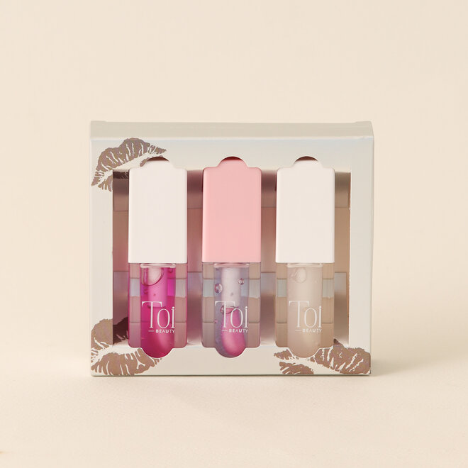 Coffret d'huiles à lèvres des Fêtes - Éclat Magique