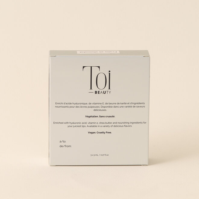 Coffret d'huiles à lèvres des Fêtes - Éclat Magique