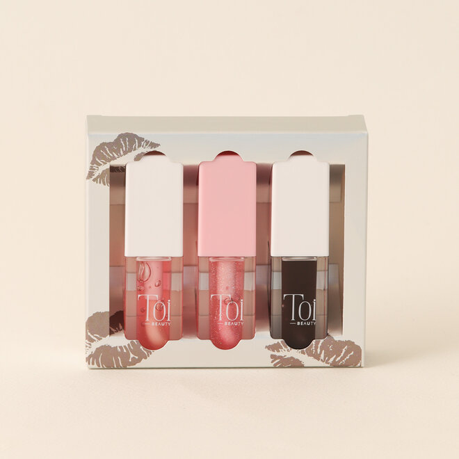 Coffret d'huiles à lèvres des Fêtes - Fruits & Chocolat