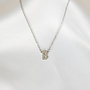 Collier pendentif lettre - Argent