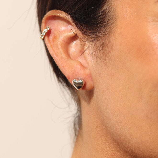 Boucles d'oreilles Te Amo - Argent