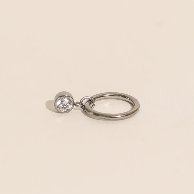 Boucle de nombril Hoop avec pendentif