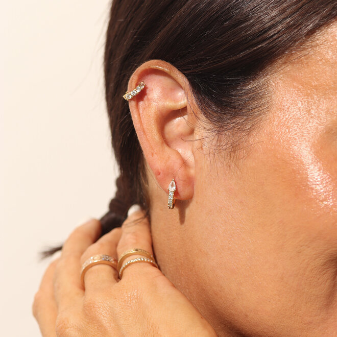 Boucles d'oreilles Huggies Vénétie - Or