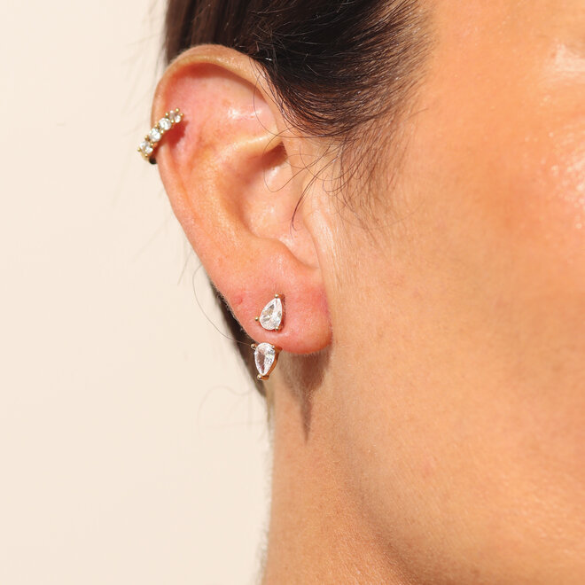 Boucles d'oreilles Occitanie - Argent