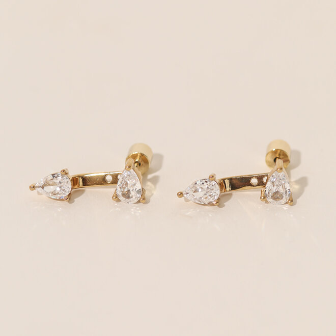 Boucles d'oreilles Occitanie - Or