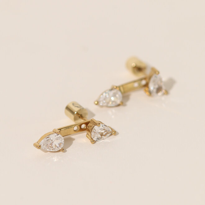 Boucles d'oreilles Occitanie - Or