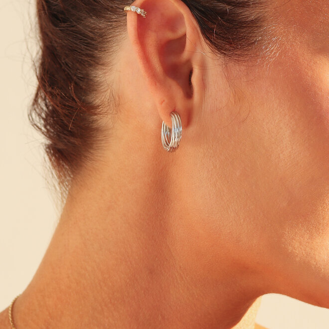 Boucles d'oreilles Positano - Argent