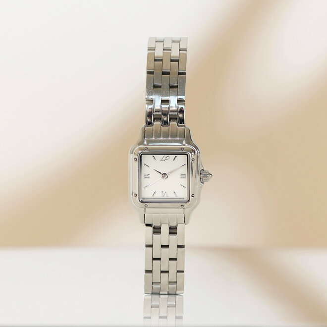Montre La Moderne - Argent brossé