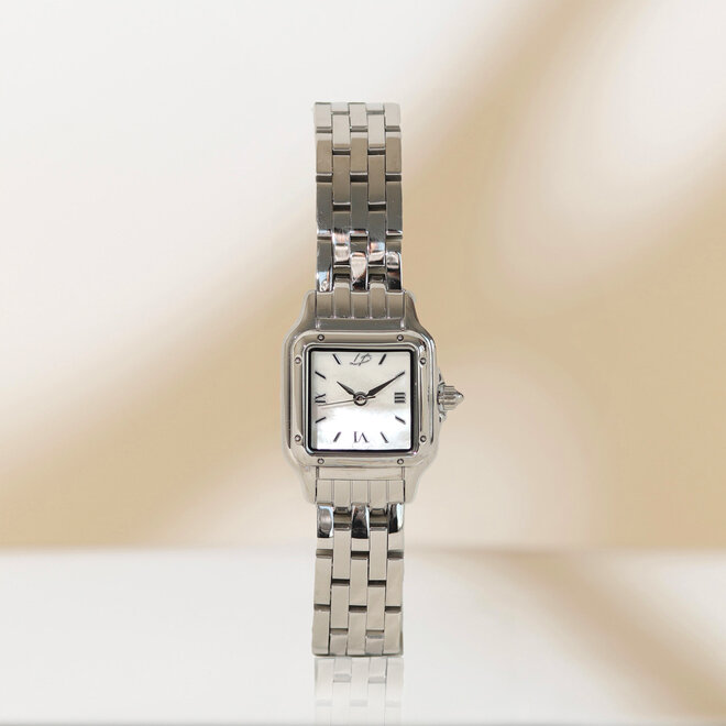 Montre La Moderne Blanc Perlé - Argent