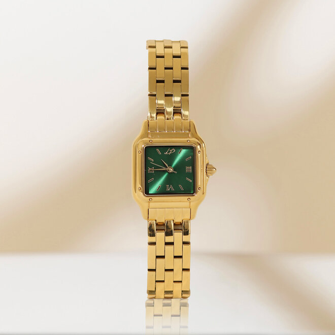 Montre La Moderne Émeraude - Or