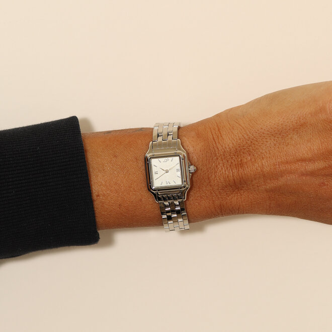 Montre La Moderne - Argent brossé