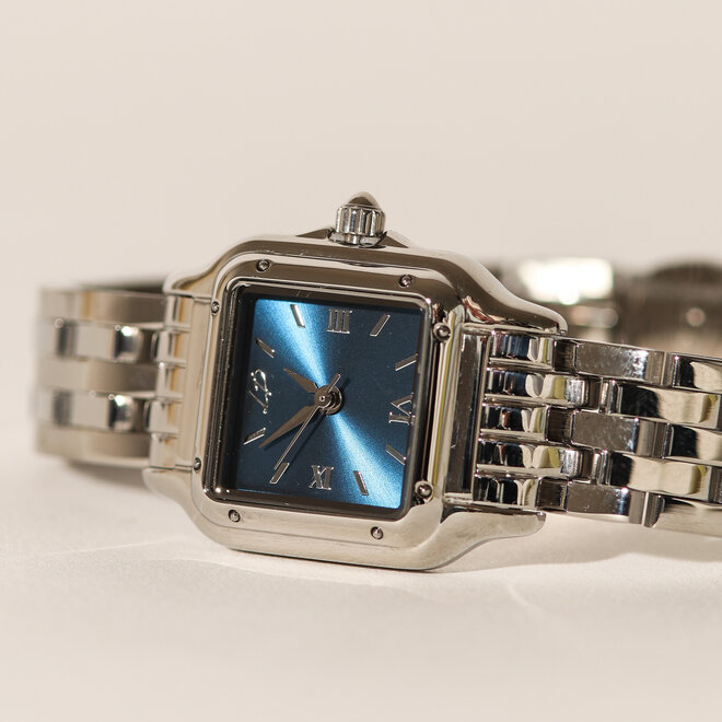Montre La Moderne Saphir - Argent