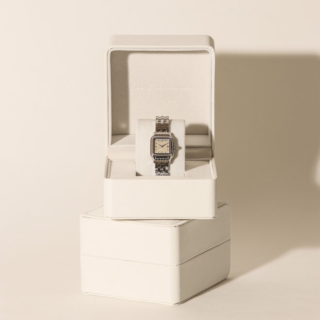 Montre La Moderne - Argent brossé