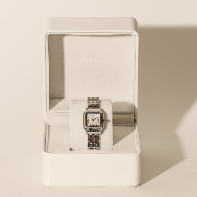 Montre La Moderne Blanc Perlé - Argent