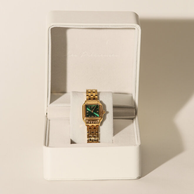 Montre La Moderne Émeraude - Or