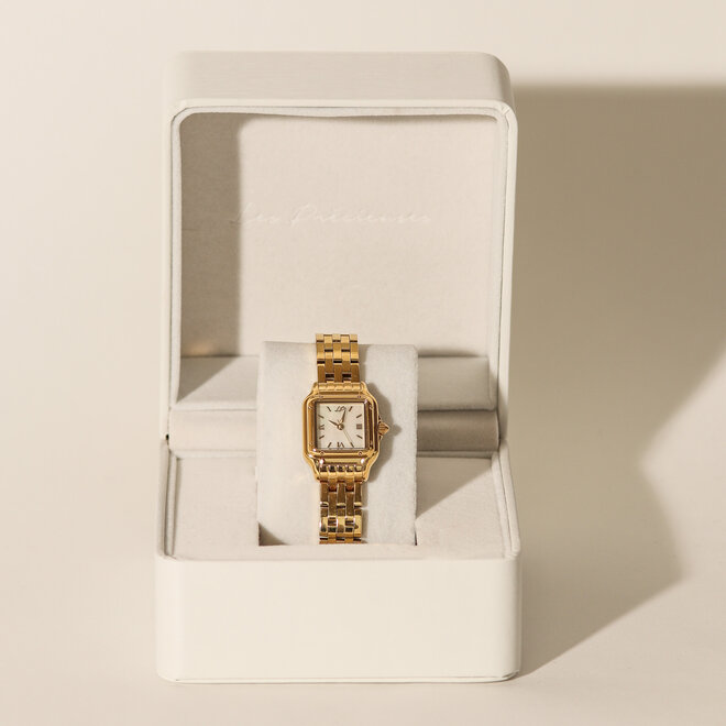 Montre La Moderne Blanc Perlé - Or