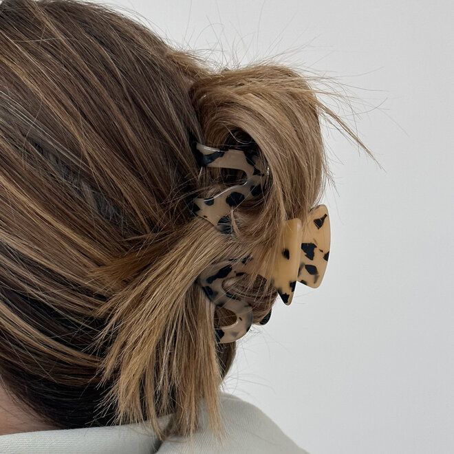 Pince à cheveux vaguée - Tortoise