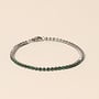 Bracelet tennis Stella - Émeraude
