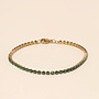 Bracelet tennis Stella - Émeraude