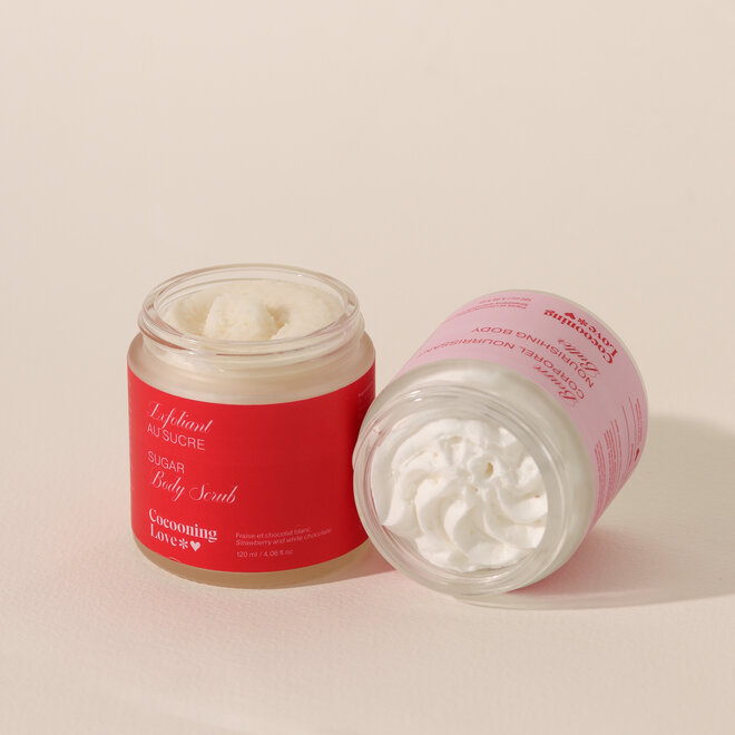Duo corporel Fraise & Chocolat Blanc