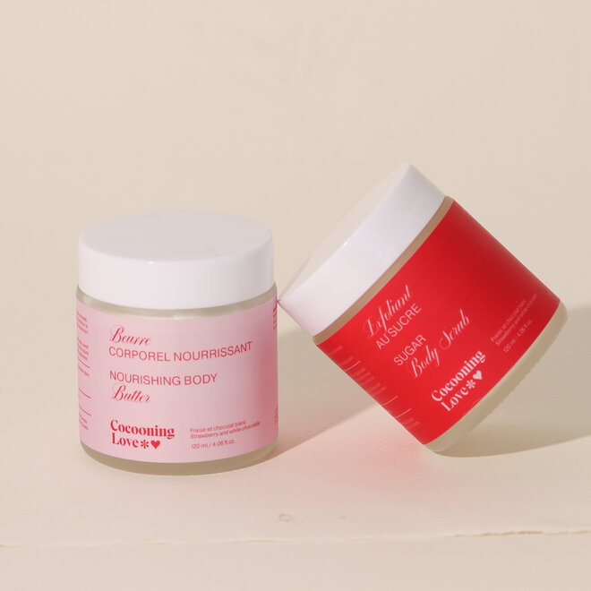 Beurre fouetté Fraise & Chocolat Blanc - 120ml