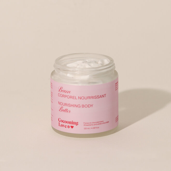 Beurre fouetté Fraise & Chocolat Blanc - 120ml