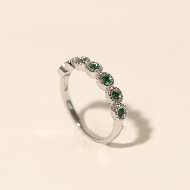 Bague Alix - Émeraude