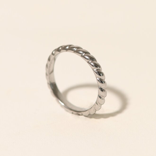 Bague "pinky" Naples - Argent