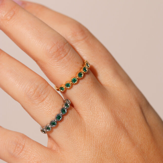 Bague Alix - Émeraude
