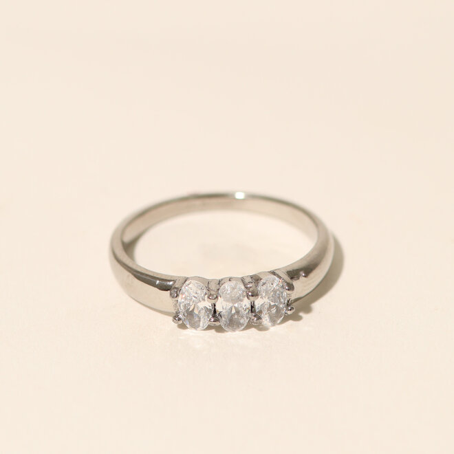 Bague Jade - Argent