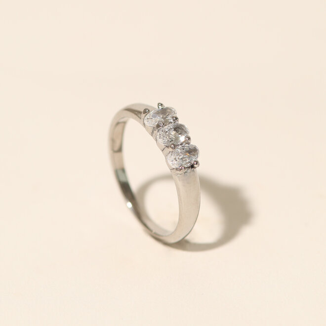 Bague Jade - Argent