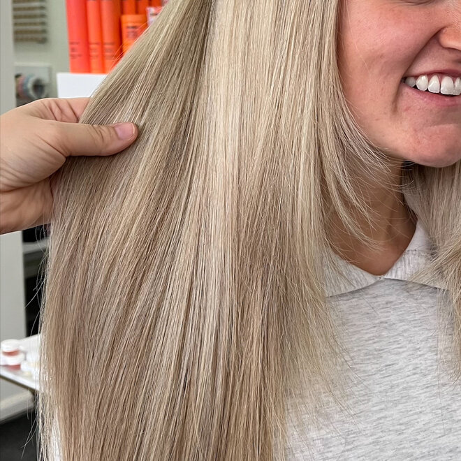 Blond Polaire Balayage Châtain #10/613  - Extensions bandes adhésives 20''