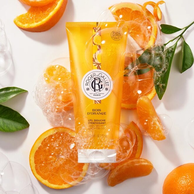 Gel douche bienfaisant Bois d'Orange - 200ml