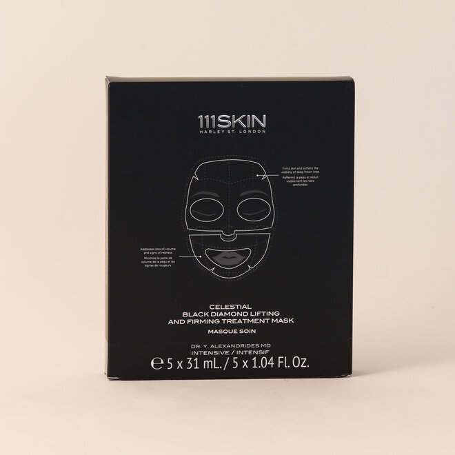 Masque liftant et raffermissant Celestial Black Diamond - Boîte de 5