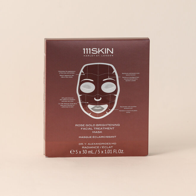 Masque Illuminateur Rose Gold - Boîte de 5