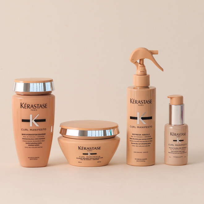 Routine Curl Manifesto pour cheveux crépus