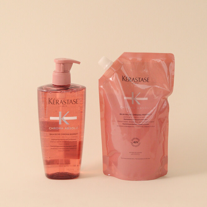 Bain Chroma Respect - Duo Bouteille & Recharge 500ml