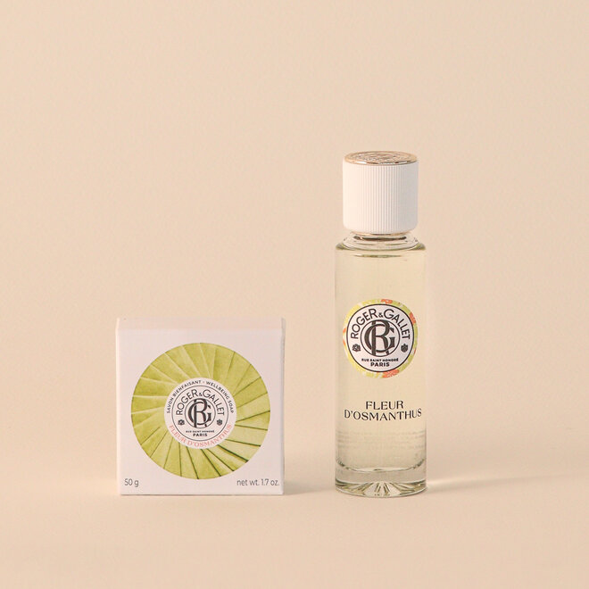 Trousse d'été parfum & savon Fleur d'osmanthus