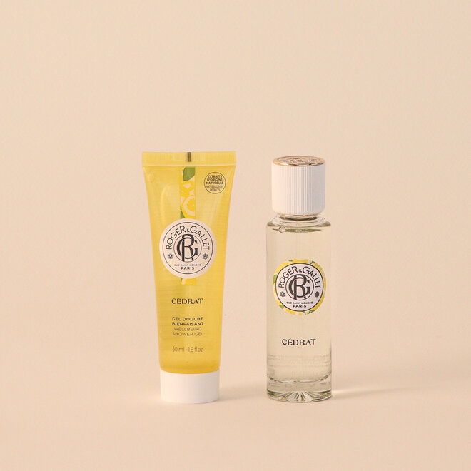 Trousse d'été Parfum & Gel douche - Cédrat
