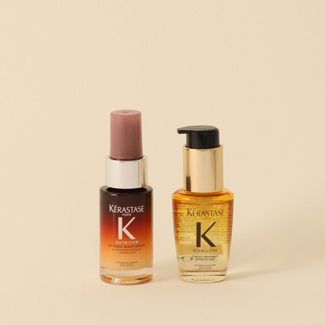 Duo Jour et Nuit Format Voyage - Elixir Ultime & Sérum de Nuit 8h