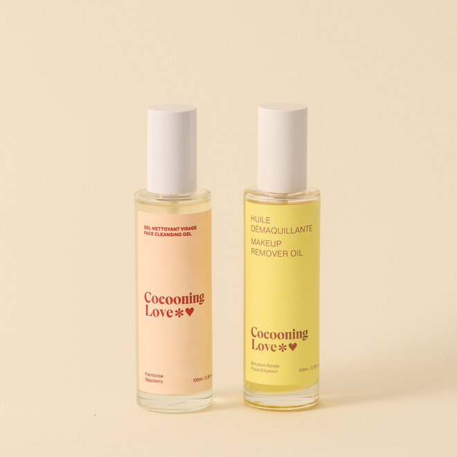 Duo Gel nettoyant visage & Huile démaquillante