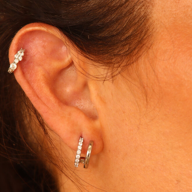 Boucles d'oreilles huggies Joana