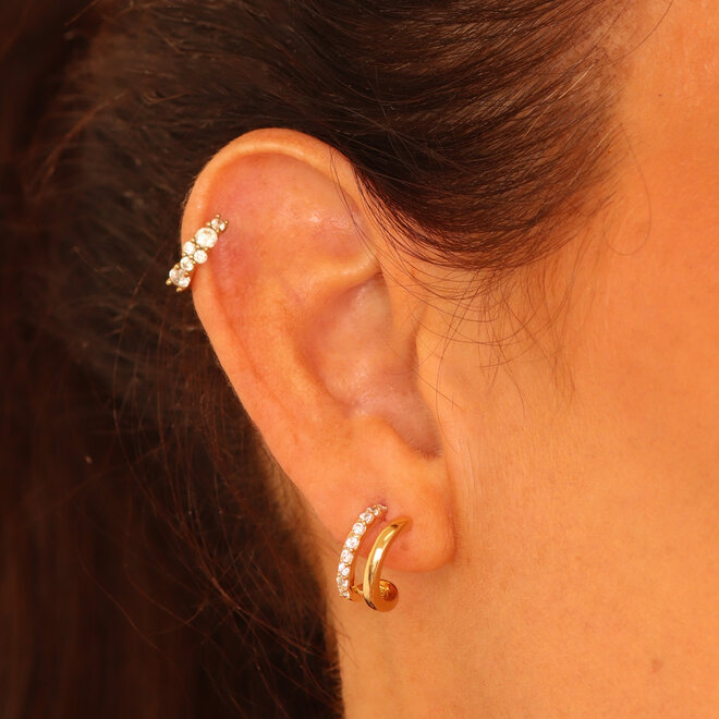 Boucles d'oreilles huggies Joana