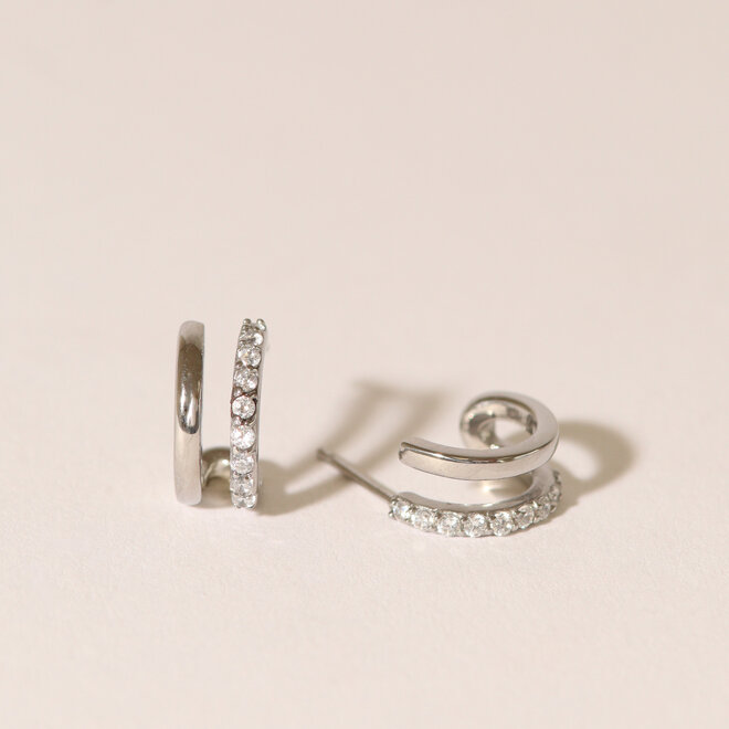 Boucles d'oreilles huggies Joana