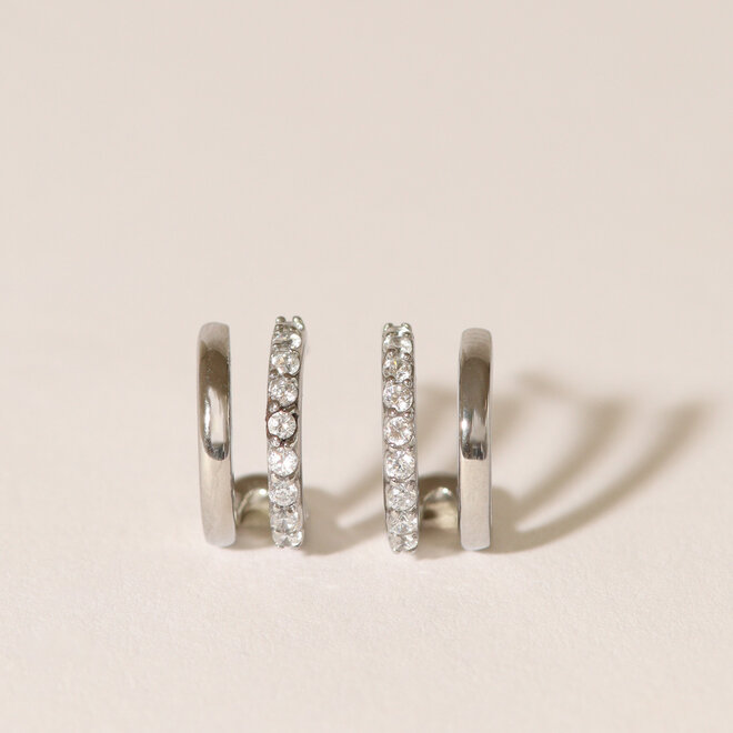 Boucles d'oreilles huggies Joana