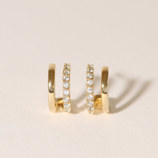Boucles d'oreilles huggies Joana
