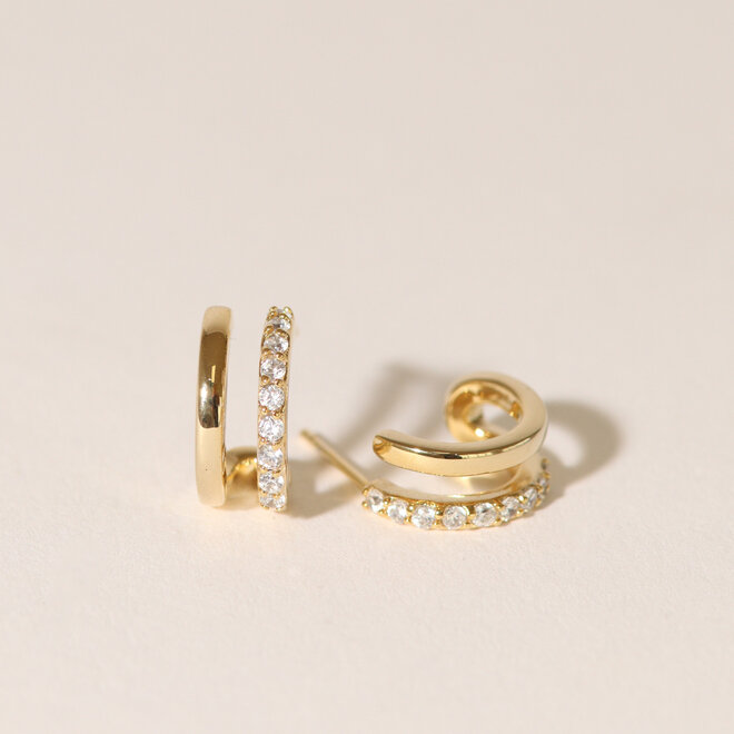 Boucles d'oreilles huggies Joana